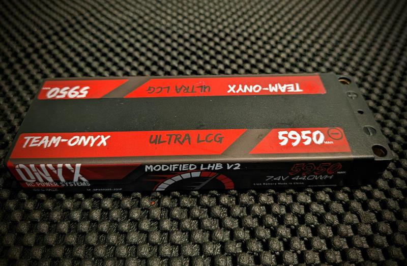 Team ONYX 5950 Ultra LCG V2 7.4v 2s Lipo Battery (Pre-owned)